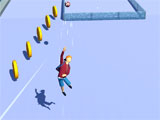 Catching ball in the game