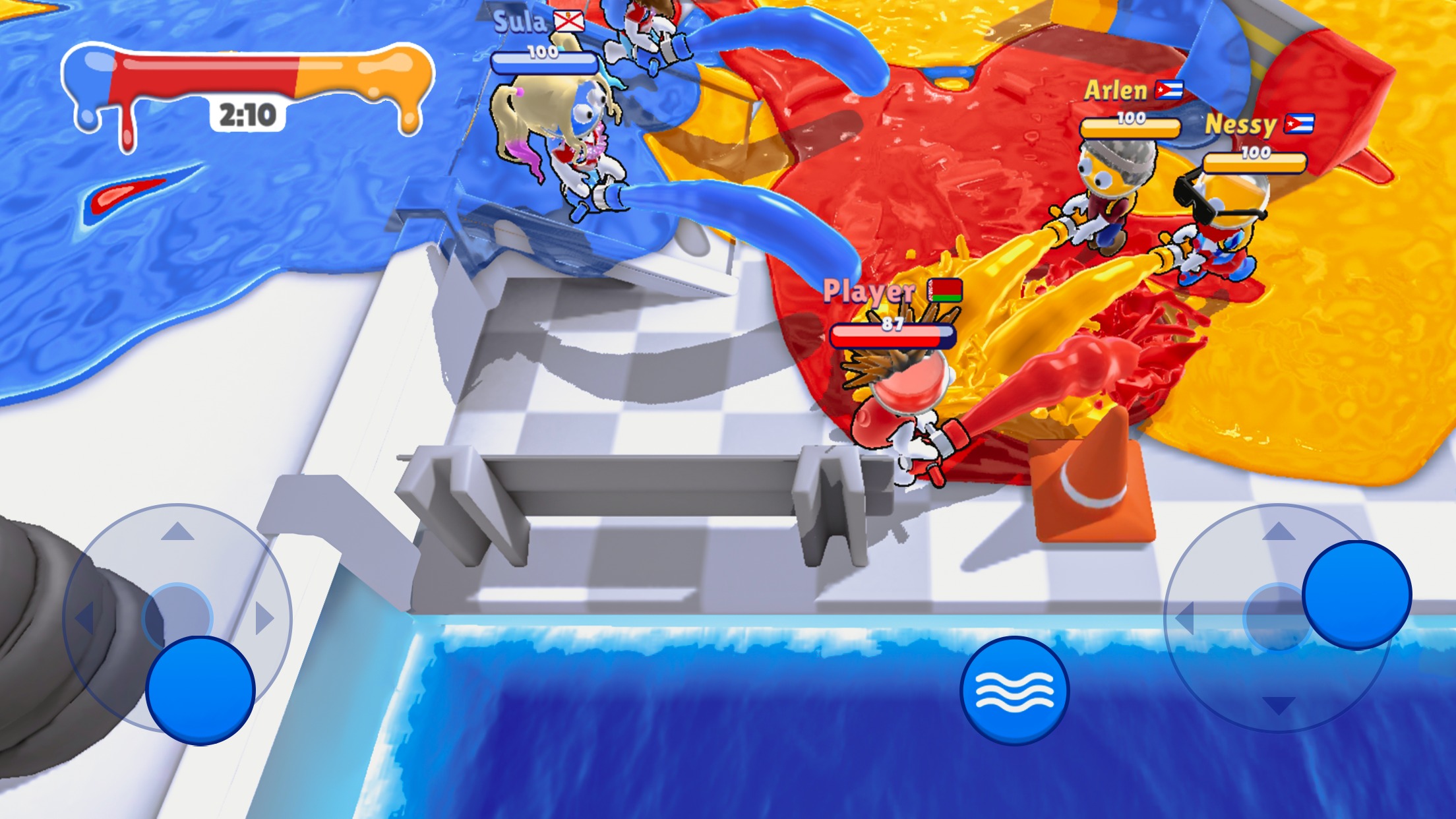 Dye Hard - Color War - 1-Click-Games