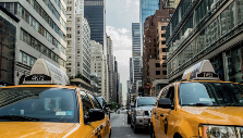 Yellow cabs in NYC