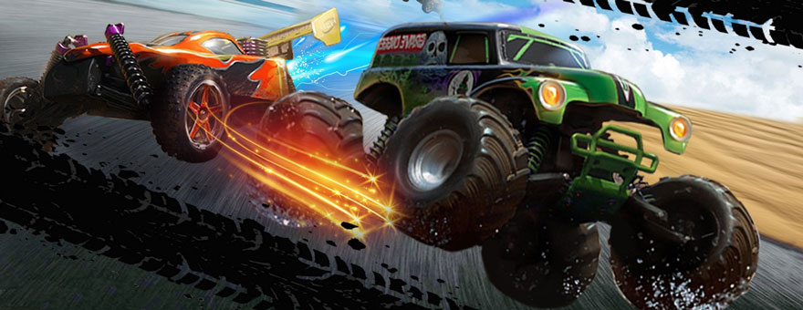 Racing Monster Trucks - Apps-4-Free