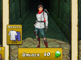 Checking out different costumes in Temple Run 2