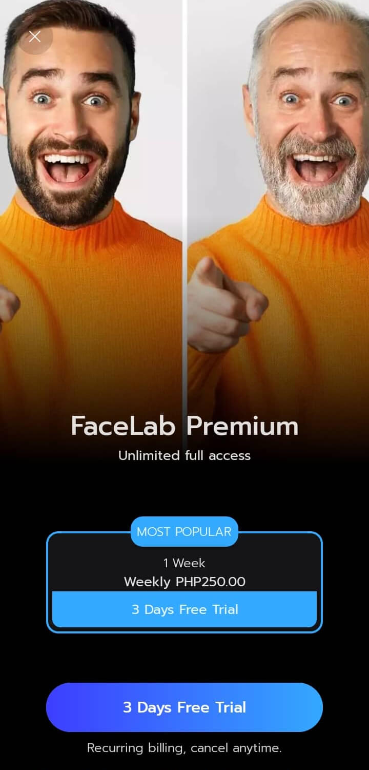 FaceLab Face Editor, Aging Apps2Have