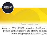Coupons for Amazon