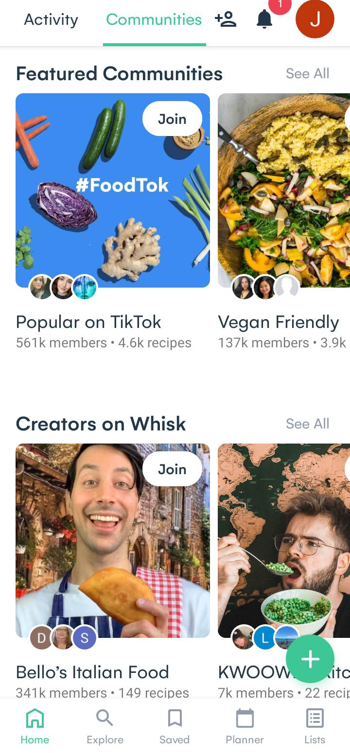 Whisk Recipes & Meal Planner Apps2Have