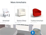 Selecting an armchair