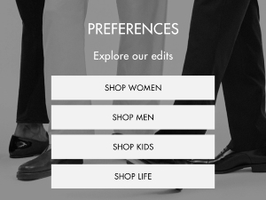 Mytheresa product preferences