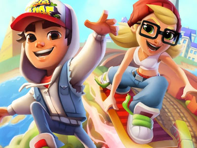 Game Jungle Subway Surfer online. Play for free