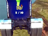 Doing a stunt in the game