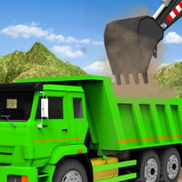 Sand Excavator Truck Driving Rescue Simulator thumb