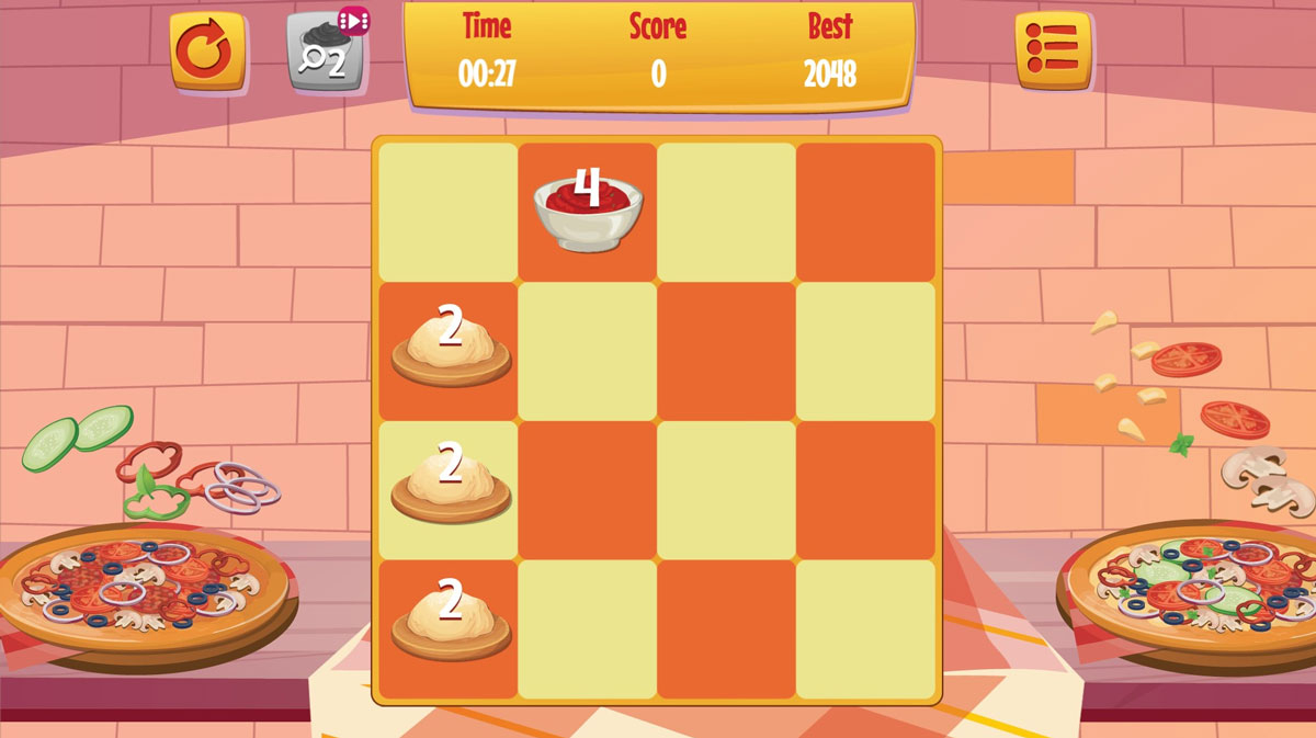 Play 2048 Cupcakes, Combine Delicious Tiles Puzzle Game 