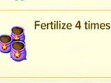 Fertilizing land in the game