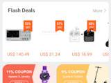 Various sales on different items in TOMTOP Online Shopping