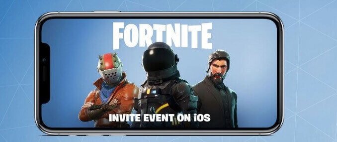 Fortnite invite event iOS