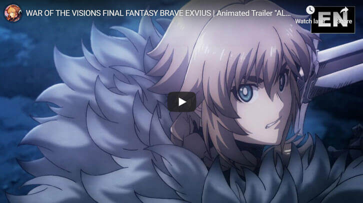 War of the Visions Final Fantasy Brave Exvius Surpasses Four Million Downloads War of the Visions Final Fantasy Brave Exvius Surpasses Four Million Downloads