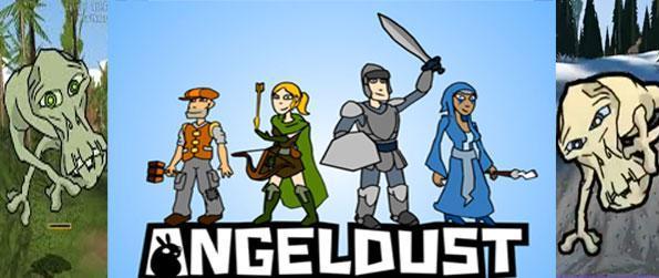Angeldust - A first person fantasy world where an Angelic Archer, A Dusty Knight, A Mysterious Mage and a Crafty Farmer join forces to create their own adventure.