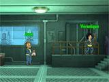 Fallout Shelter dwellers at a power generator