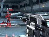 Mowing down aliens in N.O.V.A. Legacy N.O.V.A. Legacy mowing down aliens