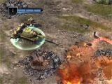 War Commander: Rogue Assault destroying an enemy base