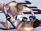 EA Sports UFC locking down an opponent