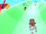 Bumping into Others in aquapark.io