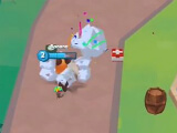 Defeating an opponent in Zooba Defeating an opponent in Zooba