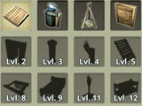 Crafting menu in Survival on Raft Survival on Raft crafting menu