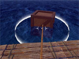 Pulling in resources in Raft Survival: Ocean Nomad Raft Survival: Ocean Nomad pulling in resources