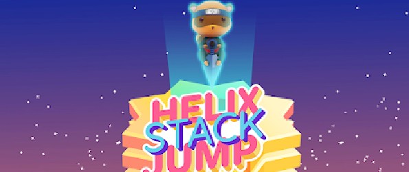 Helix Stack Jump - Smash through revolving helix platforms until you reach the bottom.