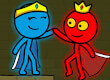 Red and Blue Stickman game