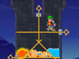 Fire and water puzzle in Hero Rescue 2