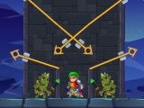 Level with enemies in Hero Rescue 2
