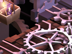 Mechanical cog level in The Enchanted World