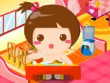 Feeding your virtual baby in Baby Baby