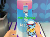 Mother Simulator filling up a milk bottle