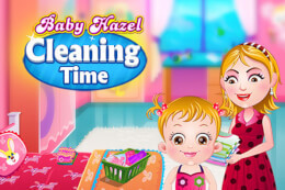 Baby Hazel Cleaning Time thumb