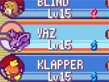Selecting a pokemon