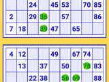 Bingo Cards marking numbers