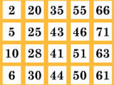 Starting off a session in Spin-a-Bingo Spin-a-Bingo starting off a session
