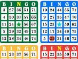 4 bingo cards in Bingo Classic