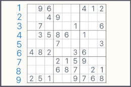 Classic Sudoku Puzzle thumb