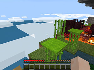 View from the tower in Parkour Spiral