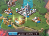 Upgrading castle in the game