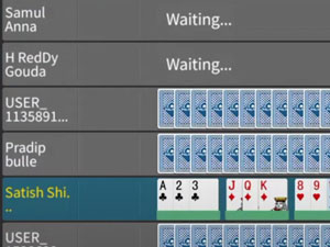 Checking cards in the game