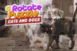 Rotate Puzzle - Cats and Dogs thumb