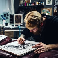 Ink Drawing Techniques: Brush, Nib, and Pen Style thumb
