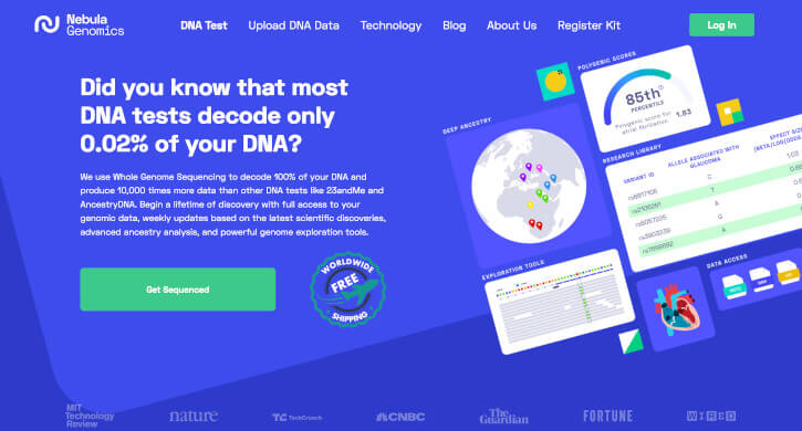 Nebula Genomics - DNA Kit Guide