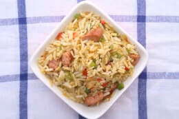Rice with Chicken Sausage thumb