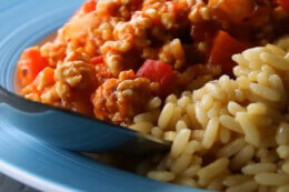Rice with Ground Turkey thumb