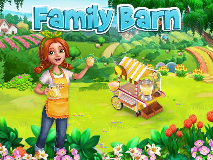 Set Up Your Lemonade Stand in Family Barn