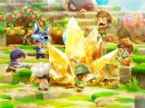 Harvesting meteorites with friends in Cube Farm 3D: Harvest Skyland